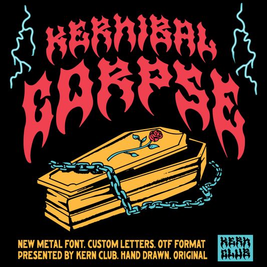 Kernibal Corpse Font