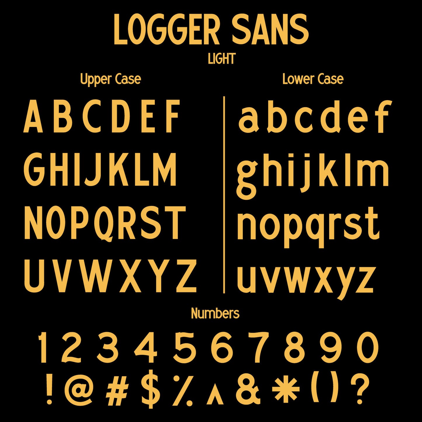 Logger Sans Font