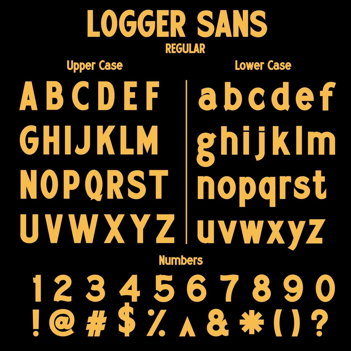 Logger Sans Font