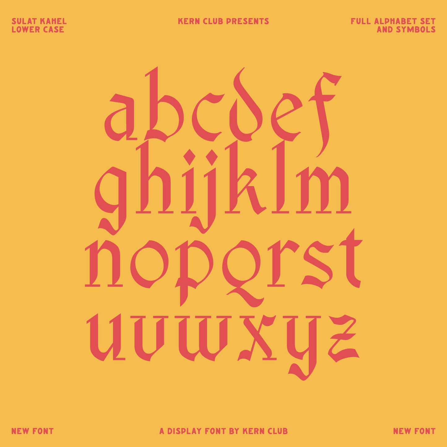 Sulat Kahel Font