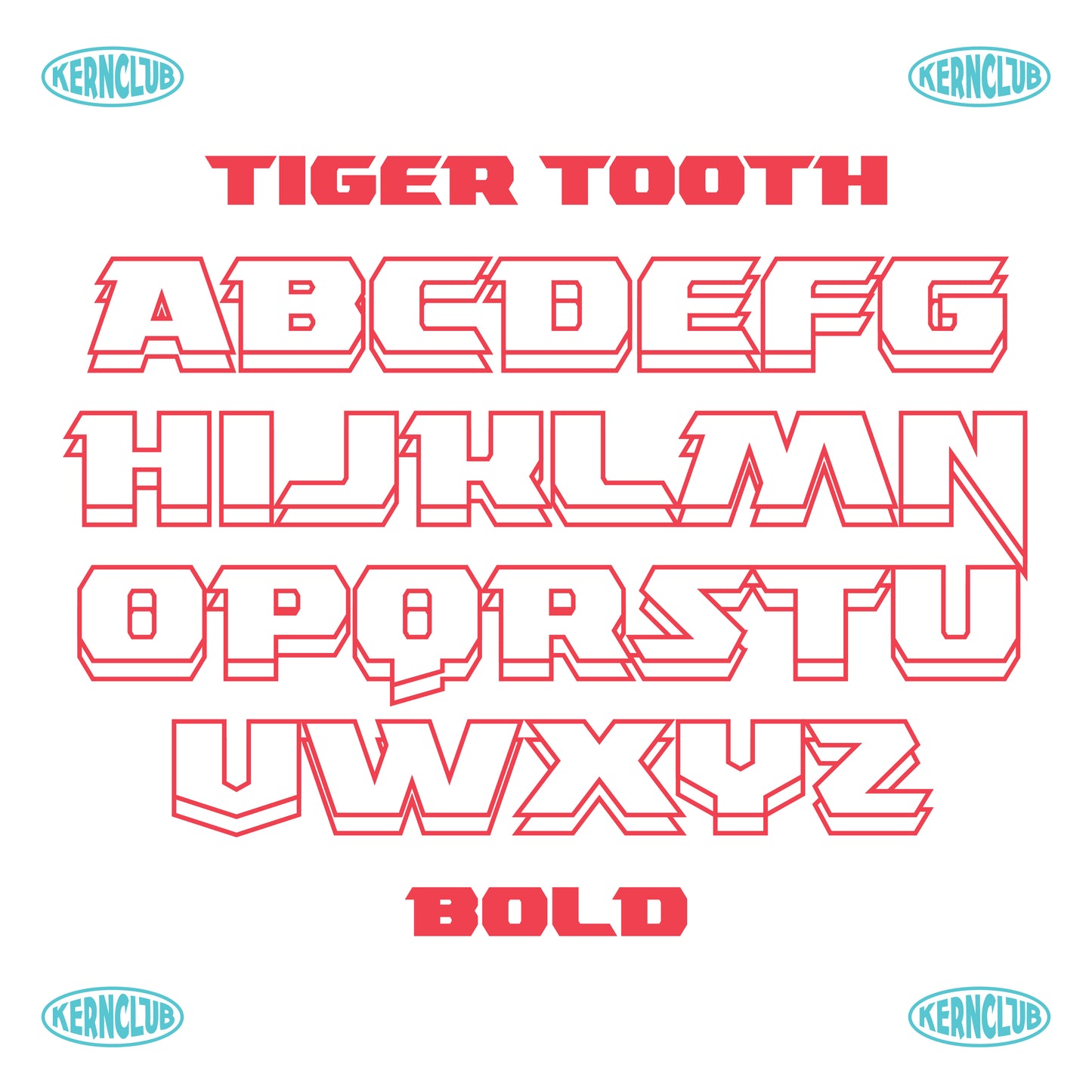 Tiger Tooth Font