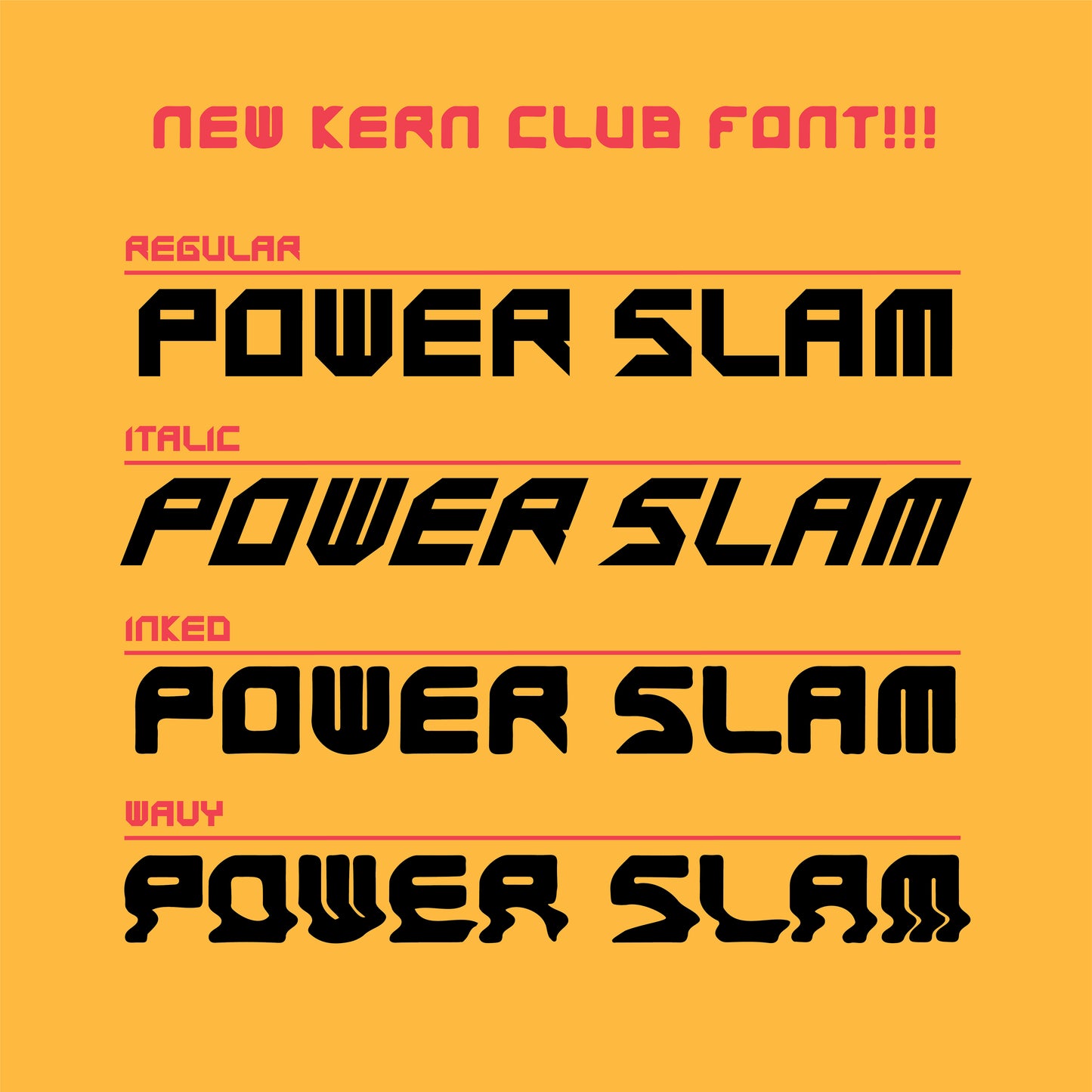 Power Slam Font