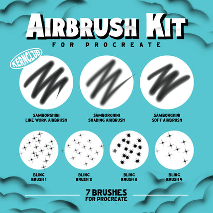 Airbrush Procreate Kit