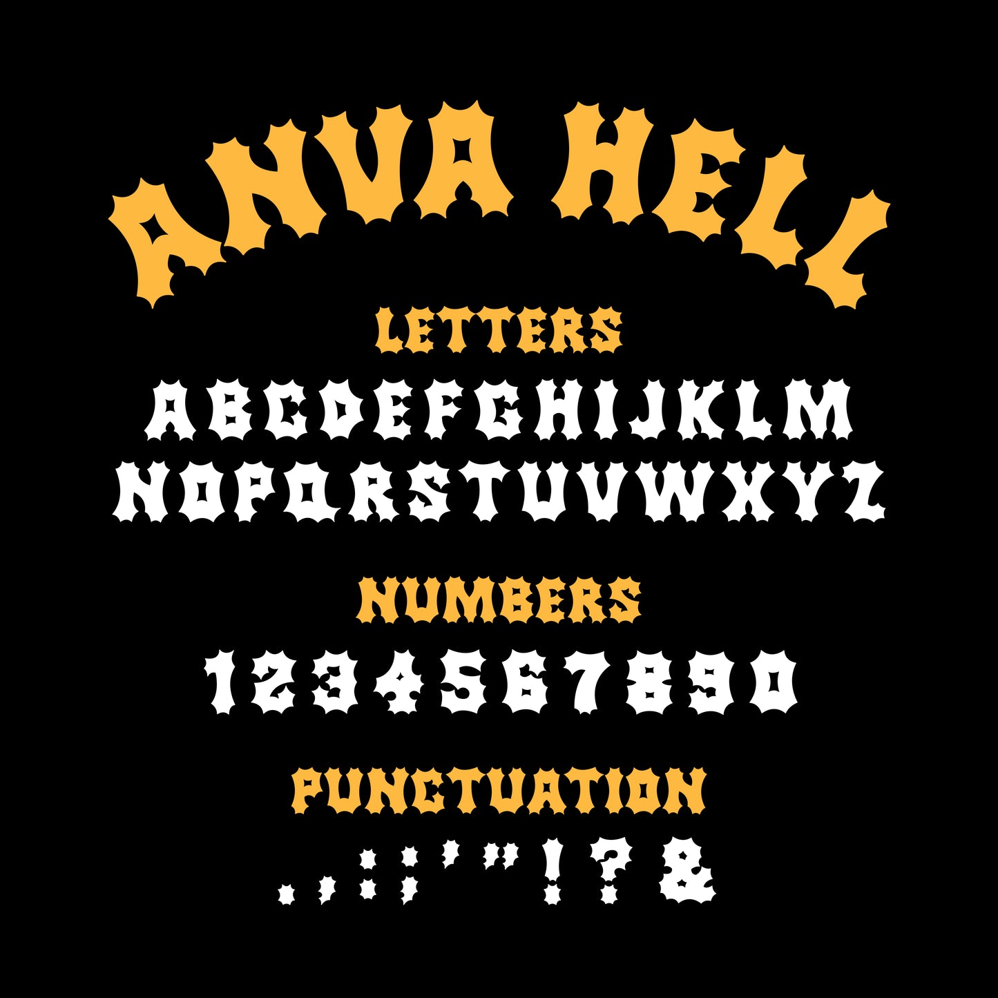 Anva Hell Font