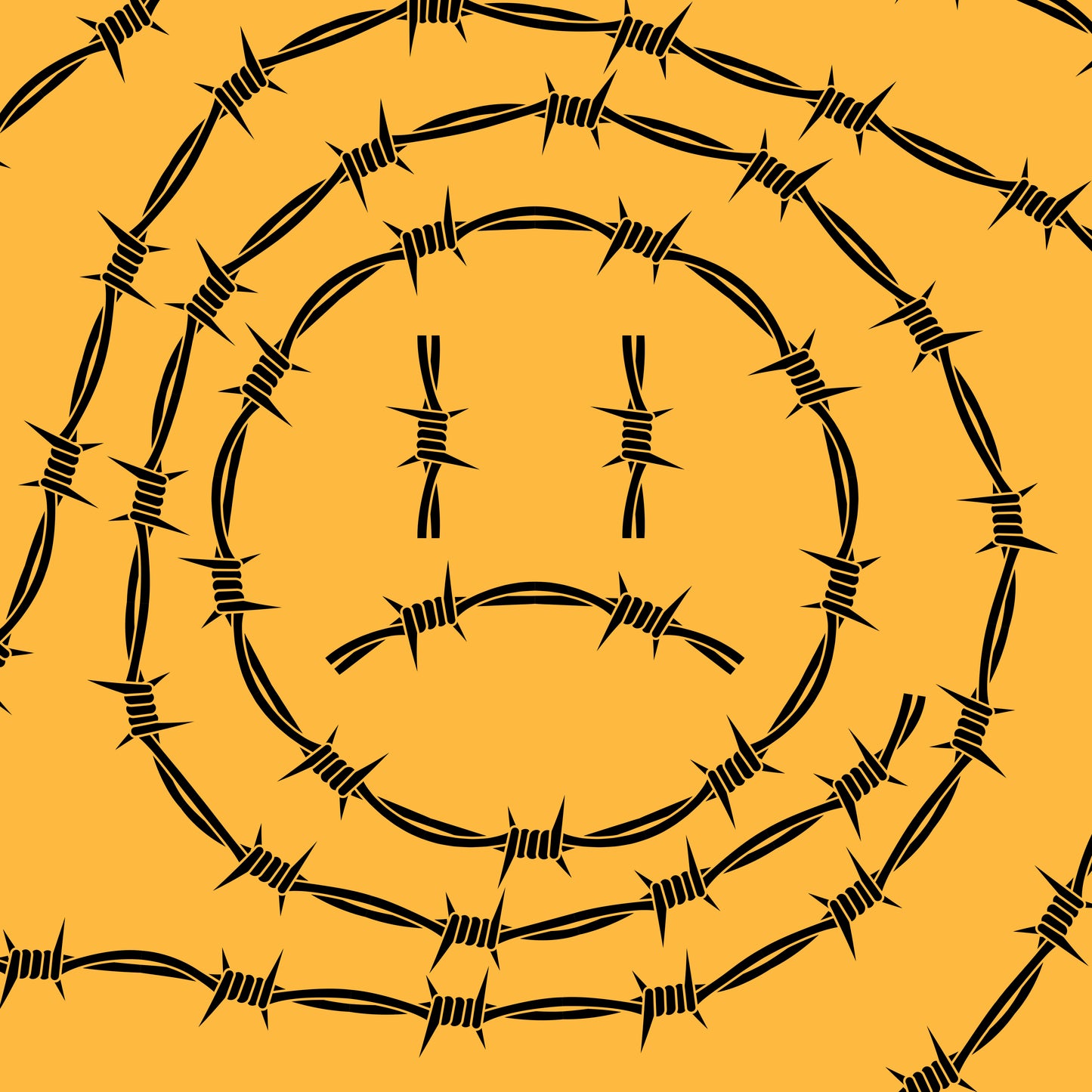 Barbed Wire Illustrator Pattern Brush 2