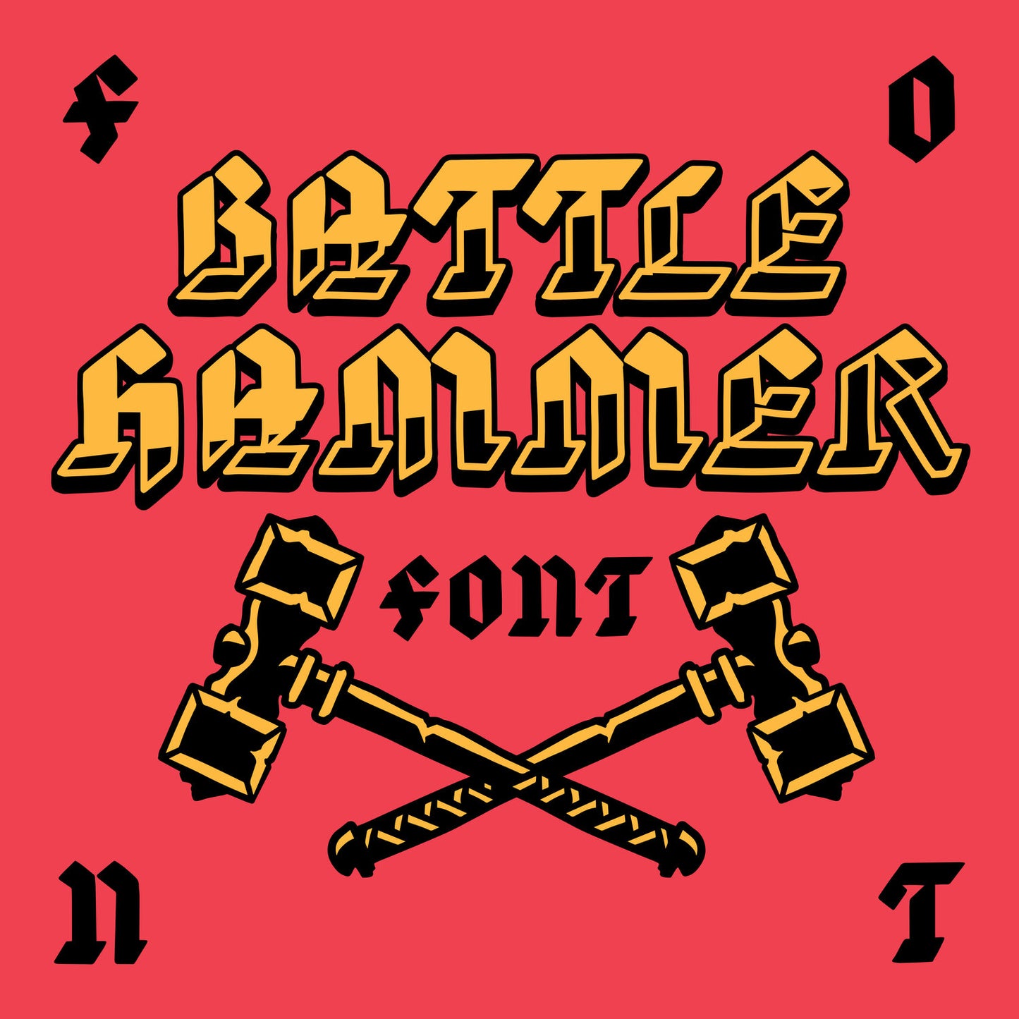 Battle Hammer Font