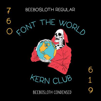 Beebosloth Hand Font