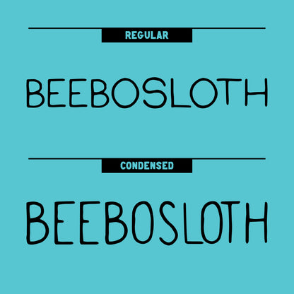 Beebosloth Hand Font