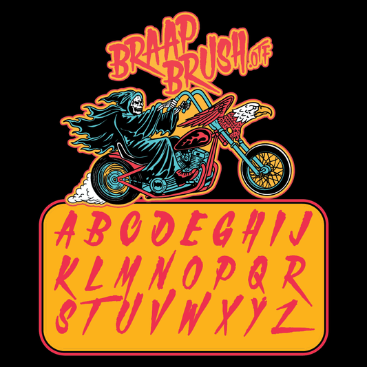 Braap Brush Font