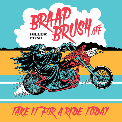 Braap Brush Font