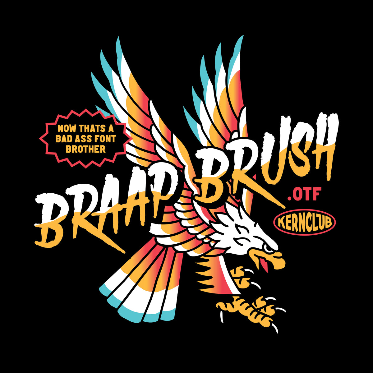Braap Brush Font