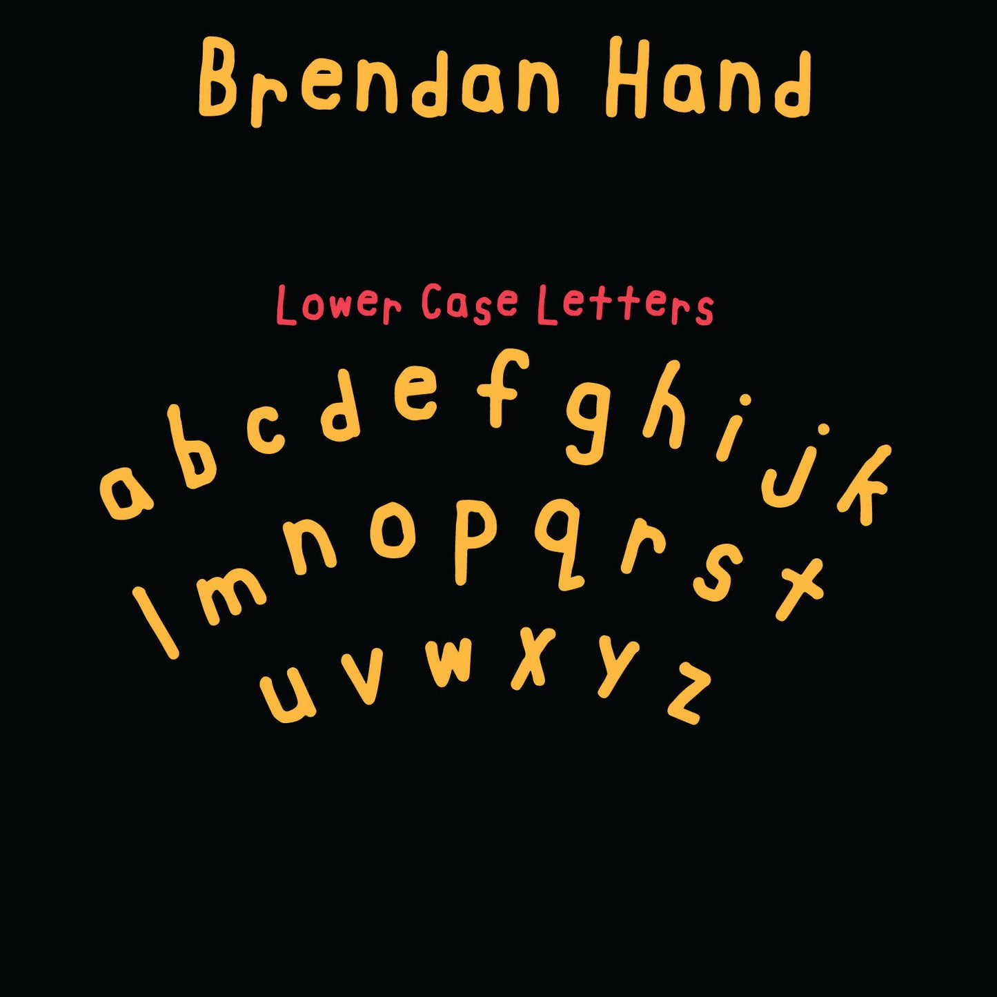 Brendan Hand Font