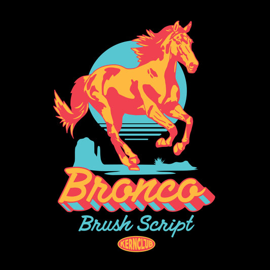 Bronco Brush Script Font
