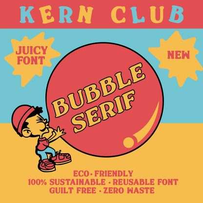 Bubble Serif Font