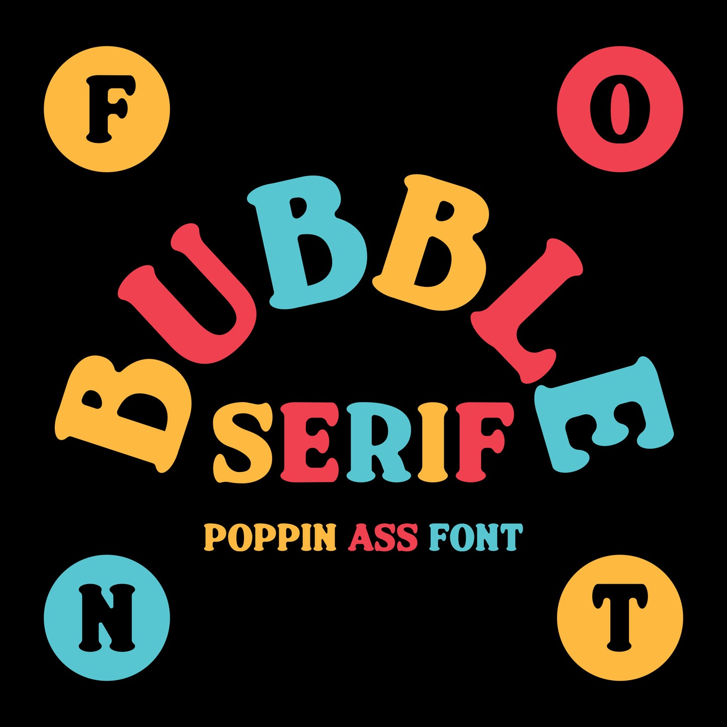 Bubble Serif Font