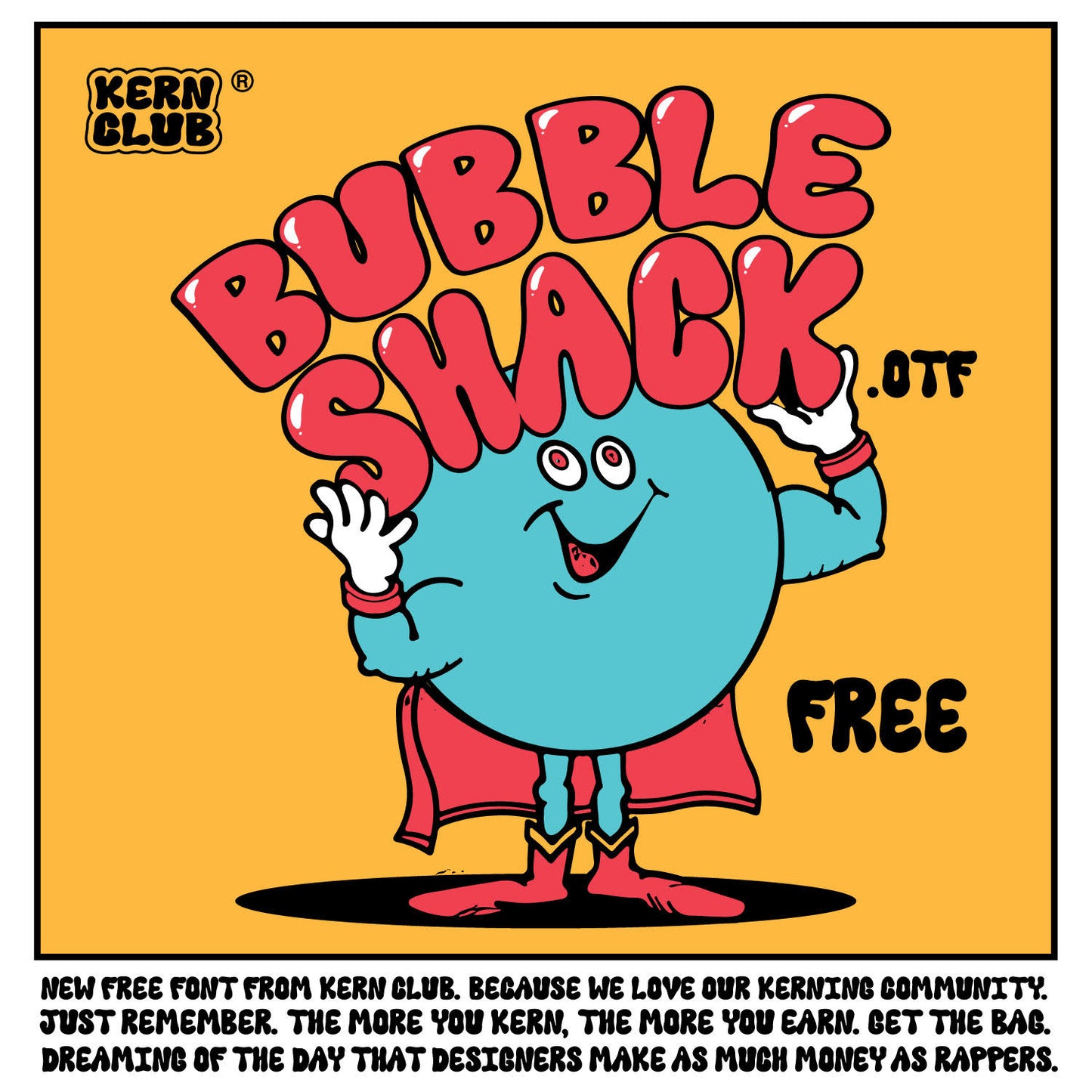 Bubble Shack Font