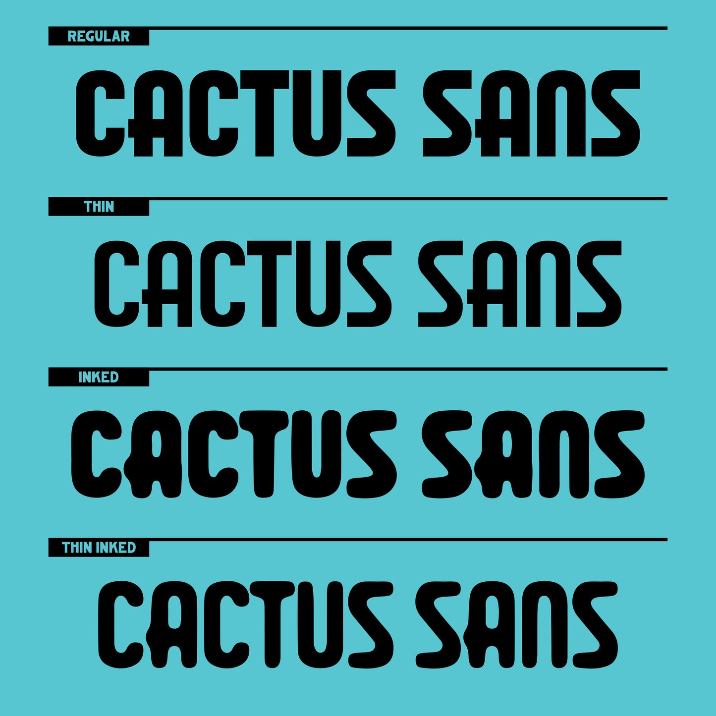 Cactus Sans Font