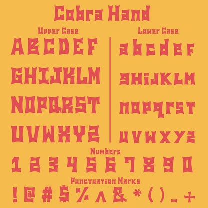 Cobra Hand Font