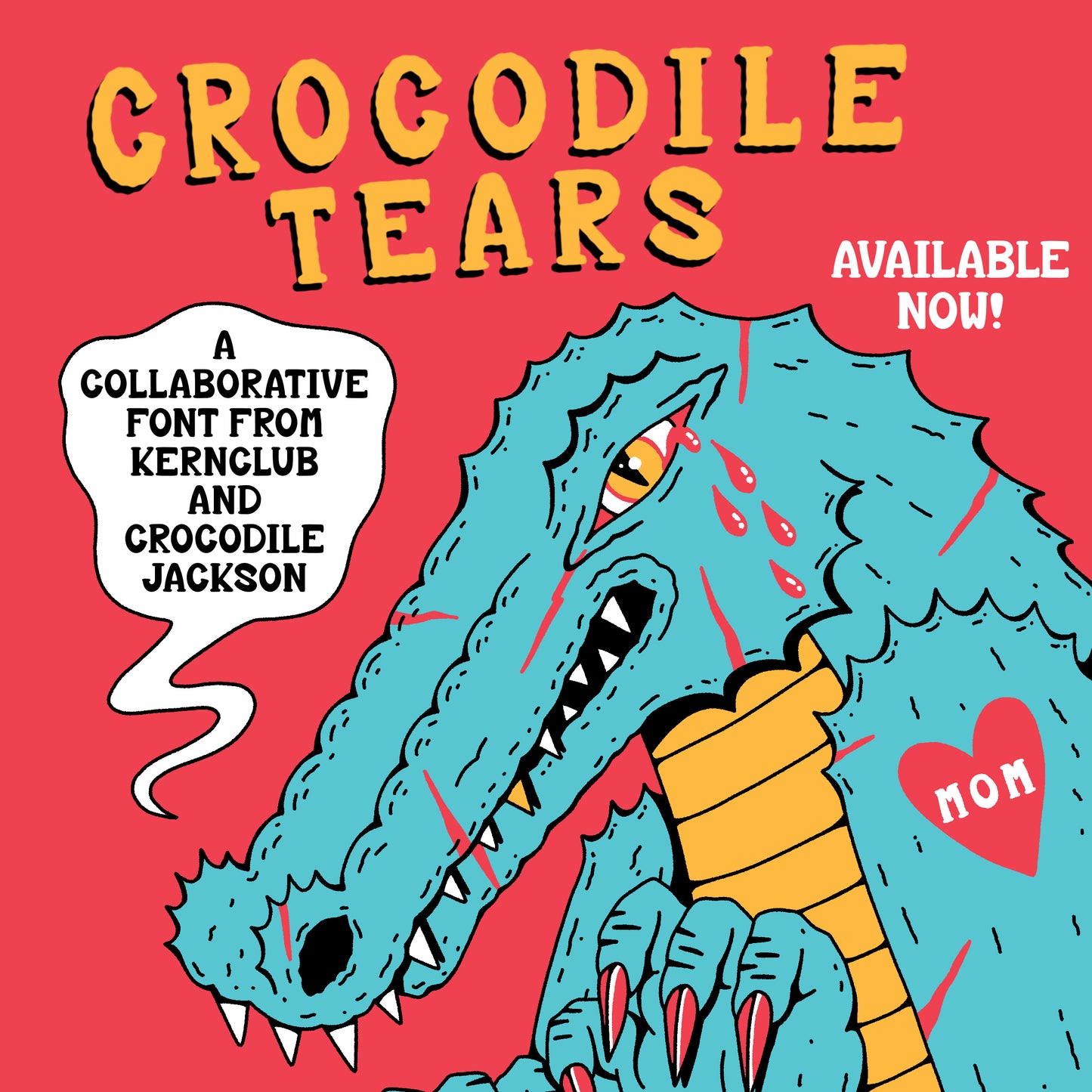 Crocodile Tears Font