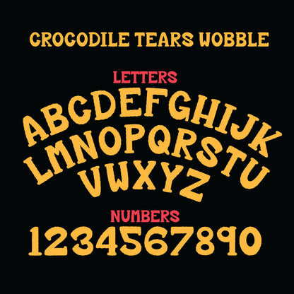 Crocodile Tears Font