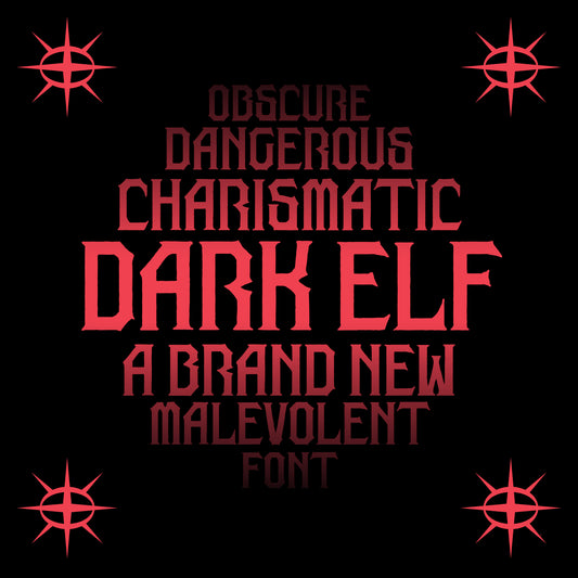 Dark Elf Font