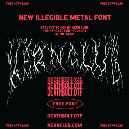 Death Bolt Font