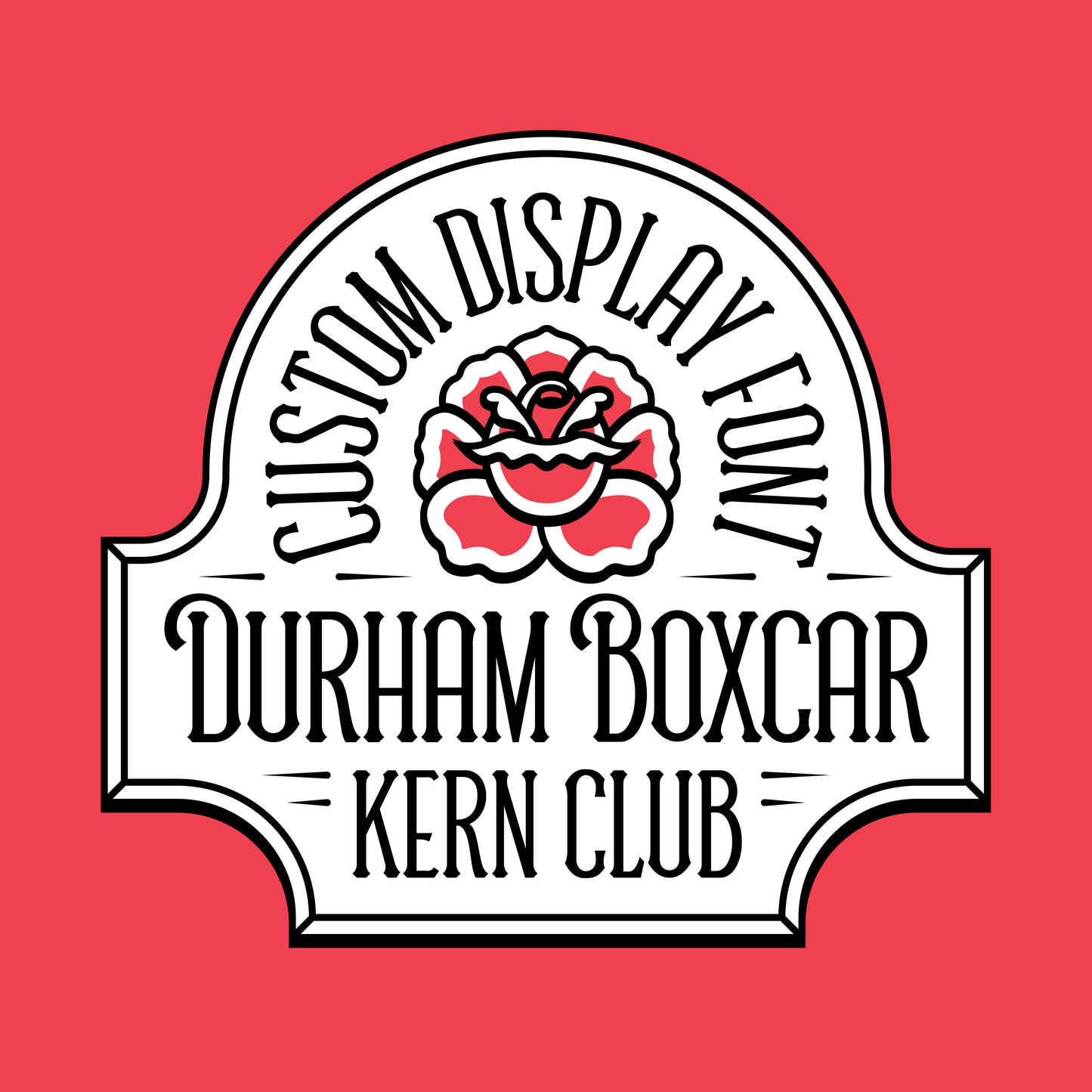 Durham Boxcar Font