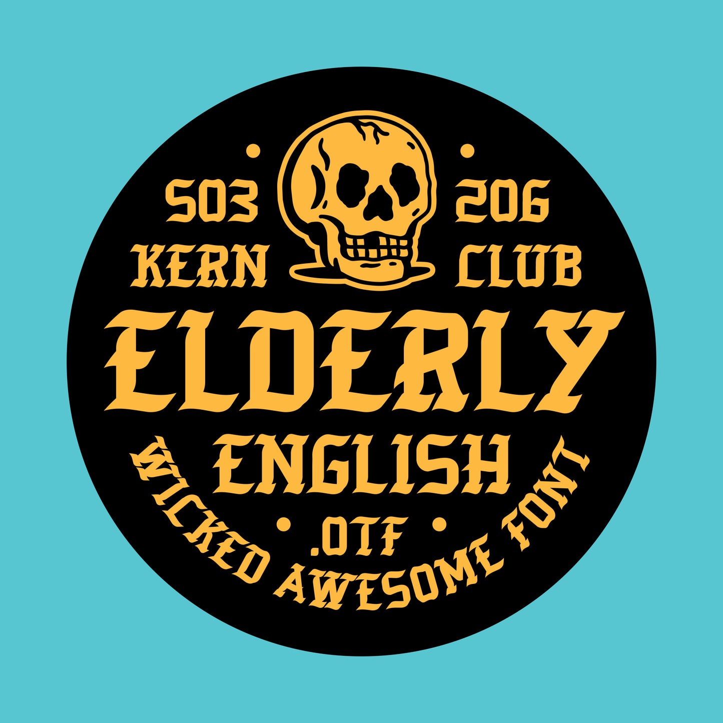 Elderly English Font