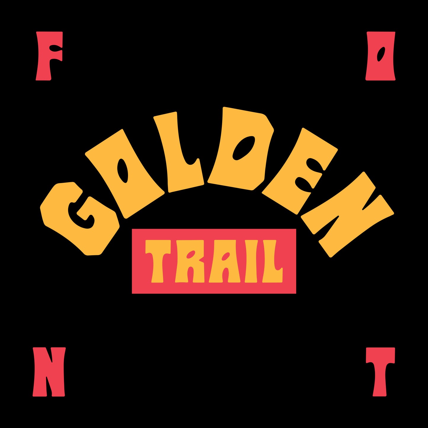 Golden Trail Font