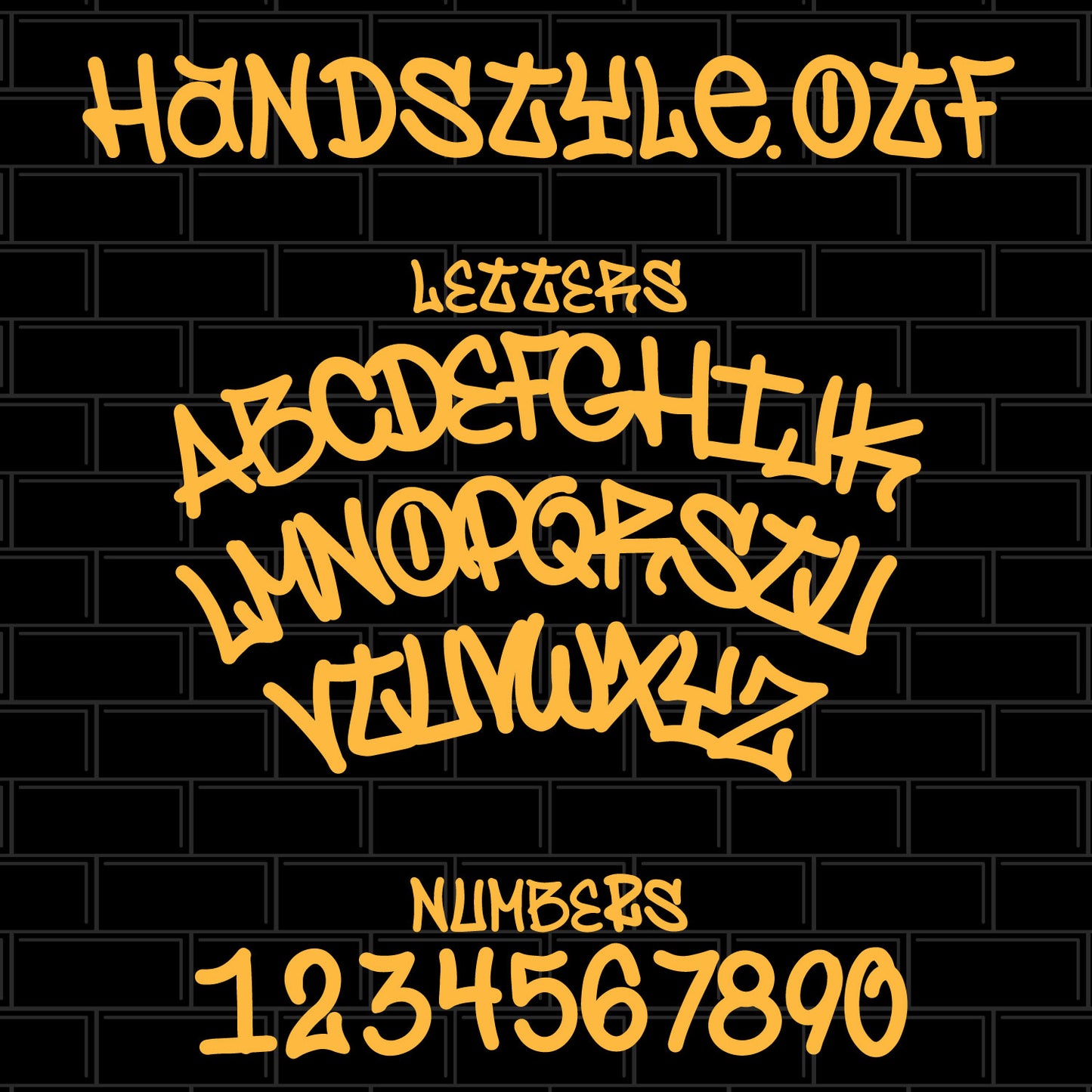 Handstyle Font