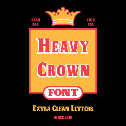 Heavy Crown Font