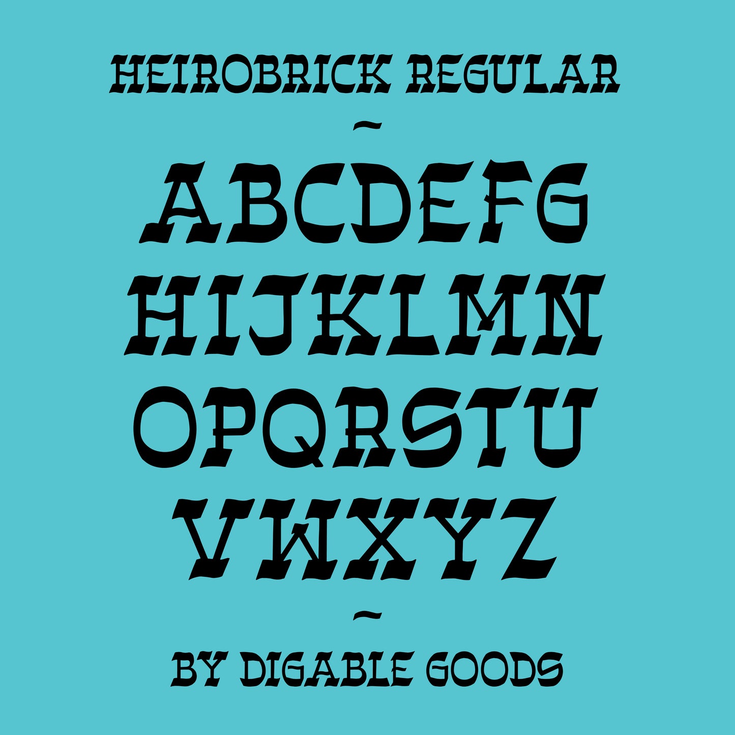 Heirobrick Font