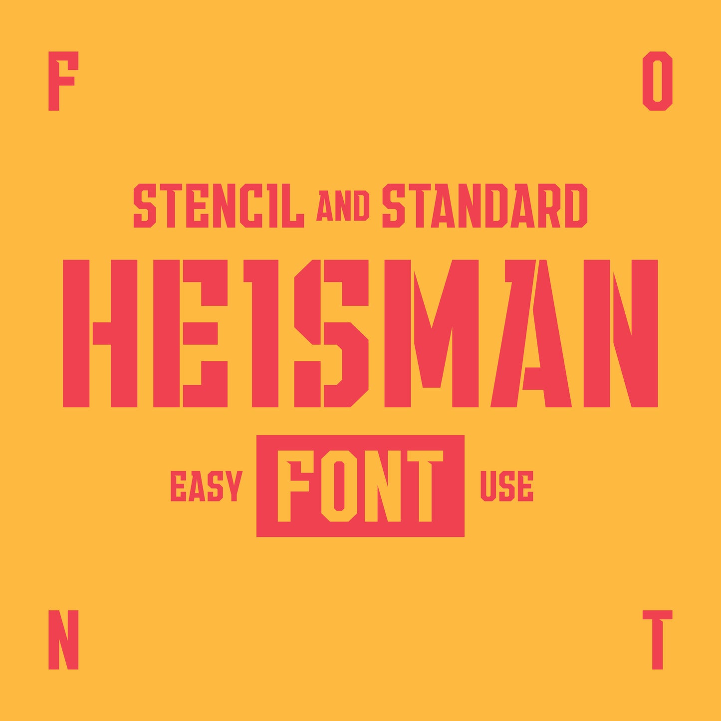 Heisman Font