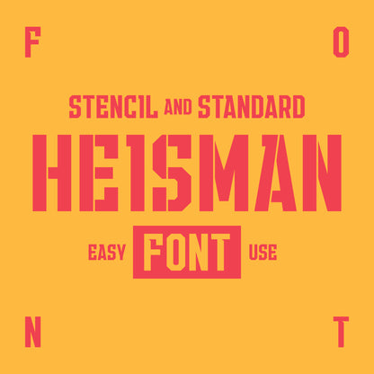 Heisman Font