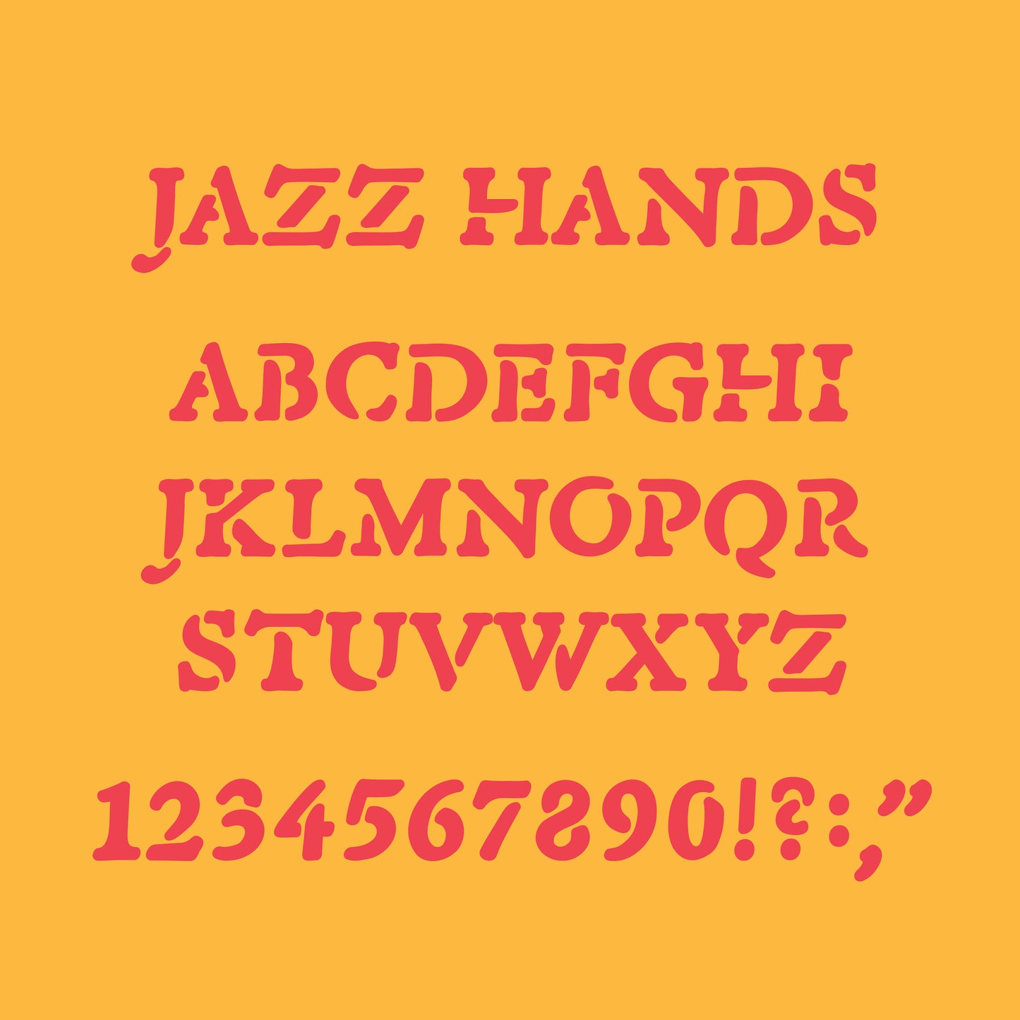 Jazz Hands Font