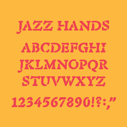 Jazz Hands Font