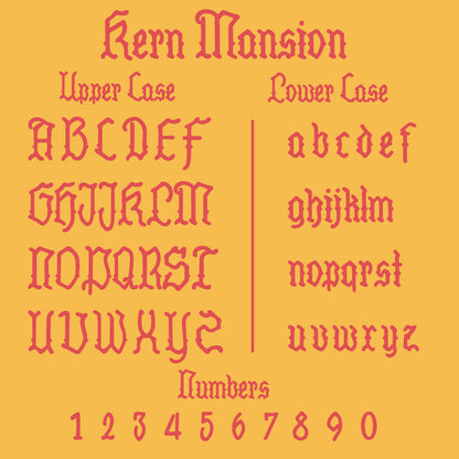 Kern Mansion Font