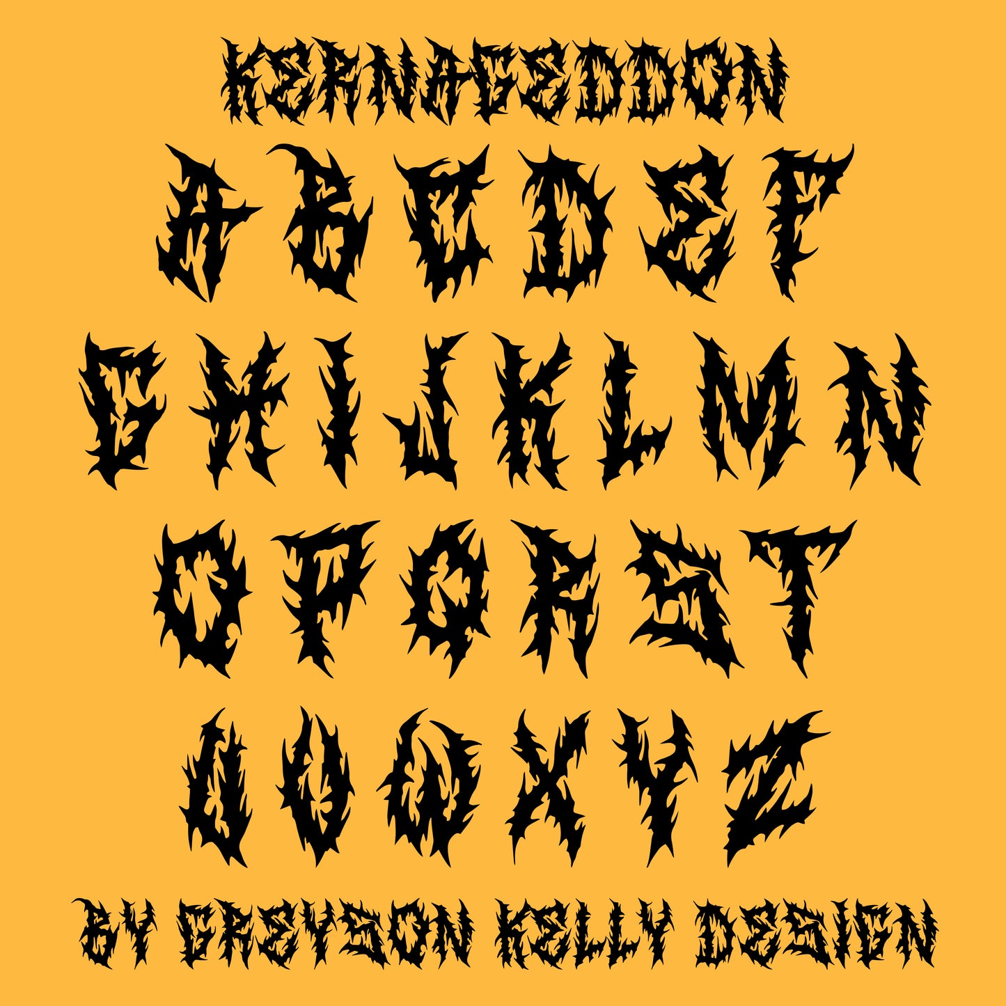 Kernageddon Font