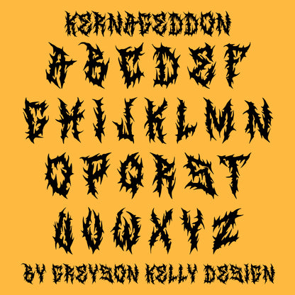 Kernageddon Font