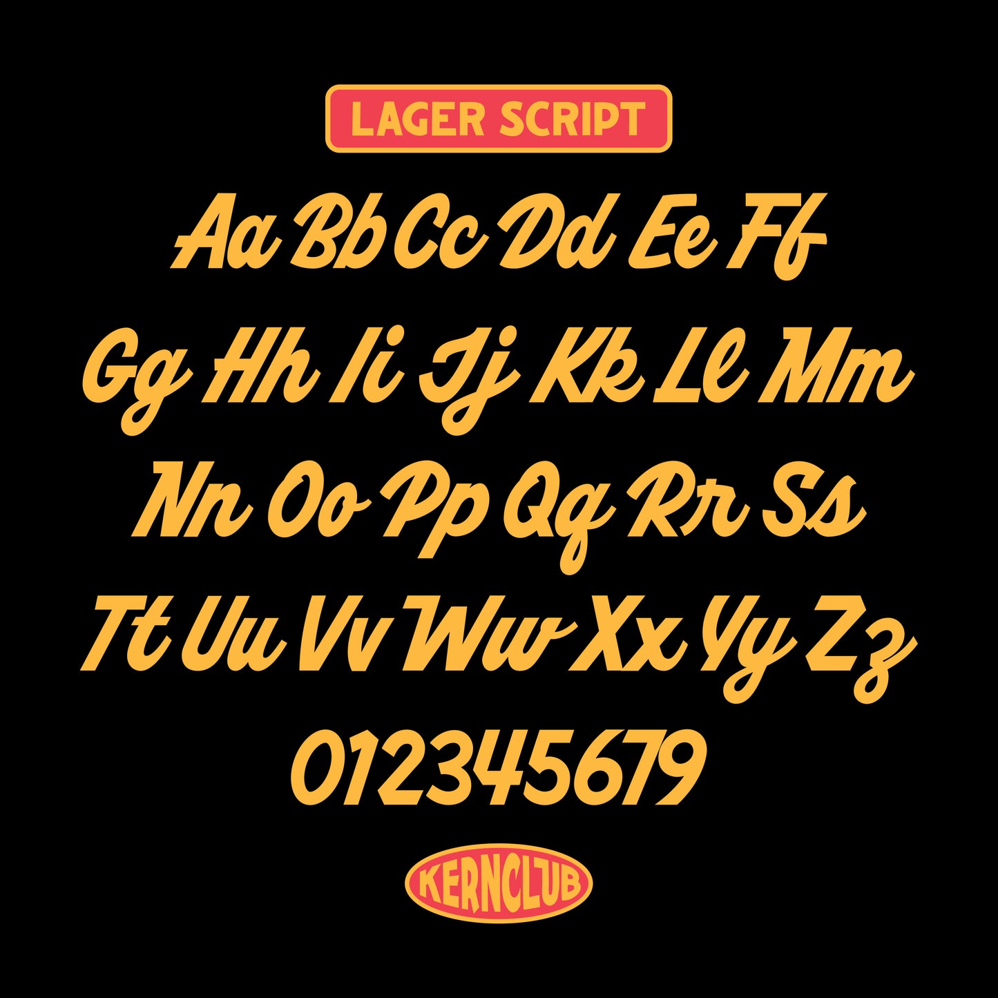 Lager Script Font