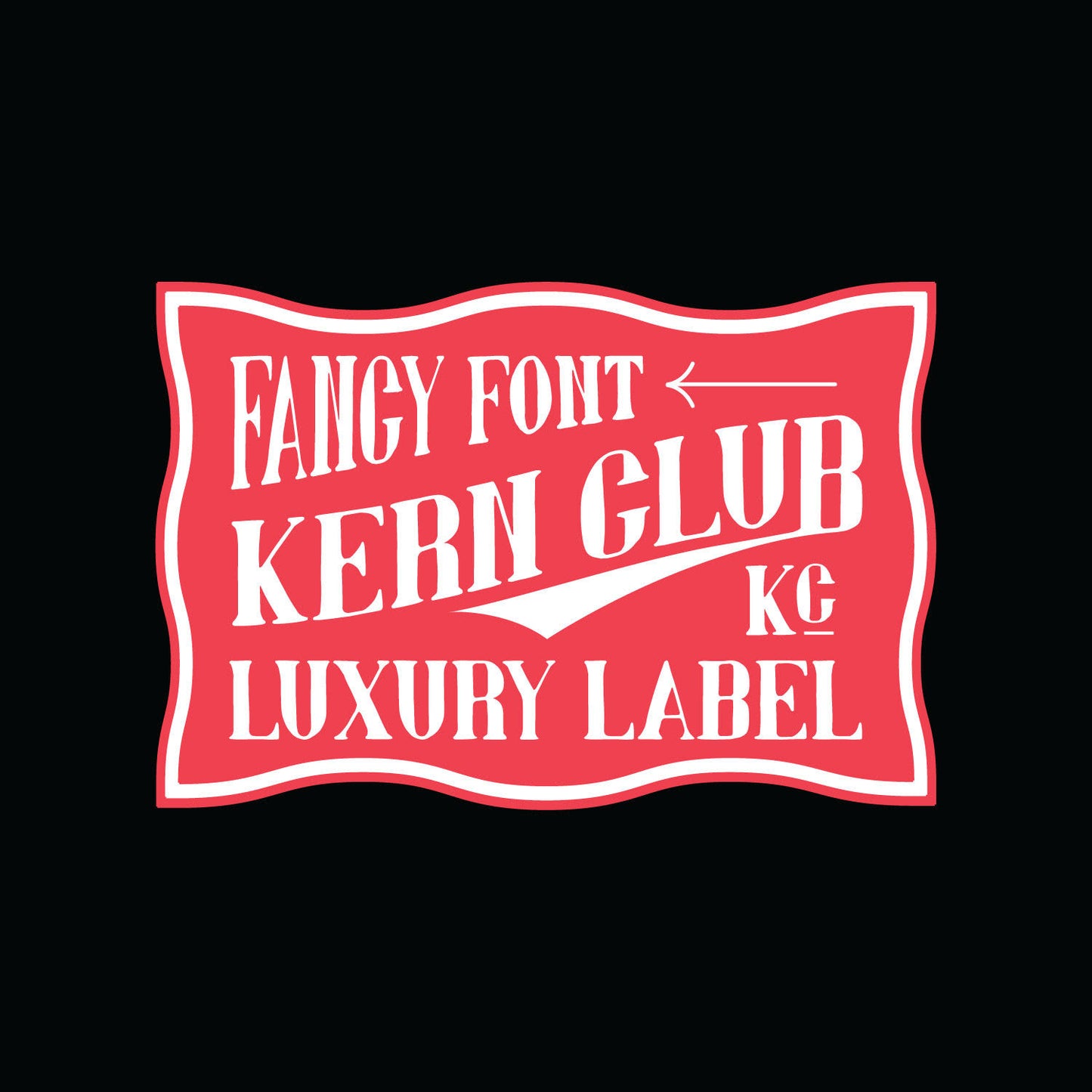 Luxury Label Font