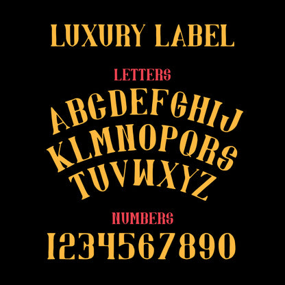 Luxury Label Font