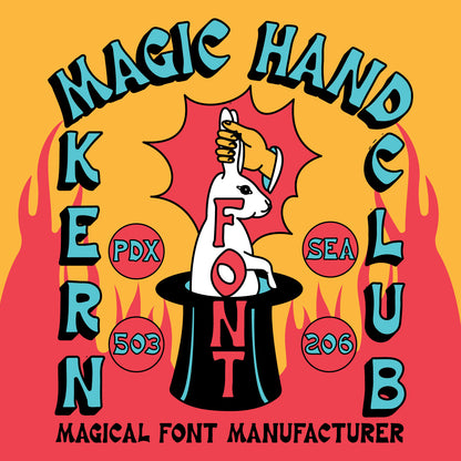 Magic Hand Font