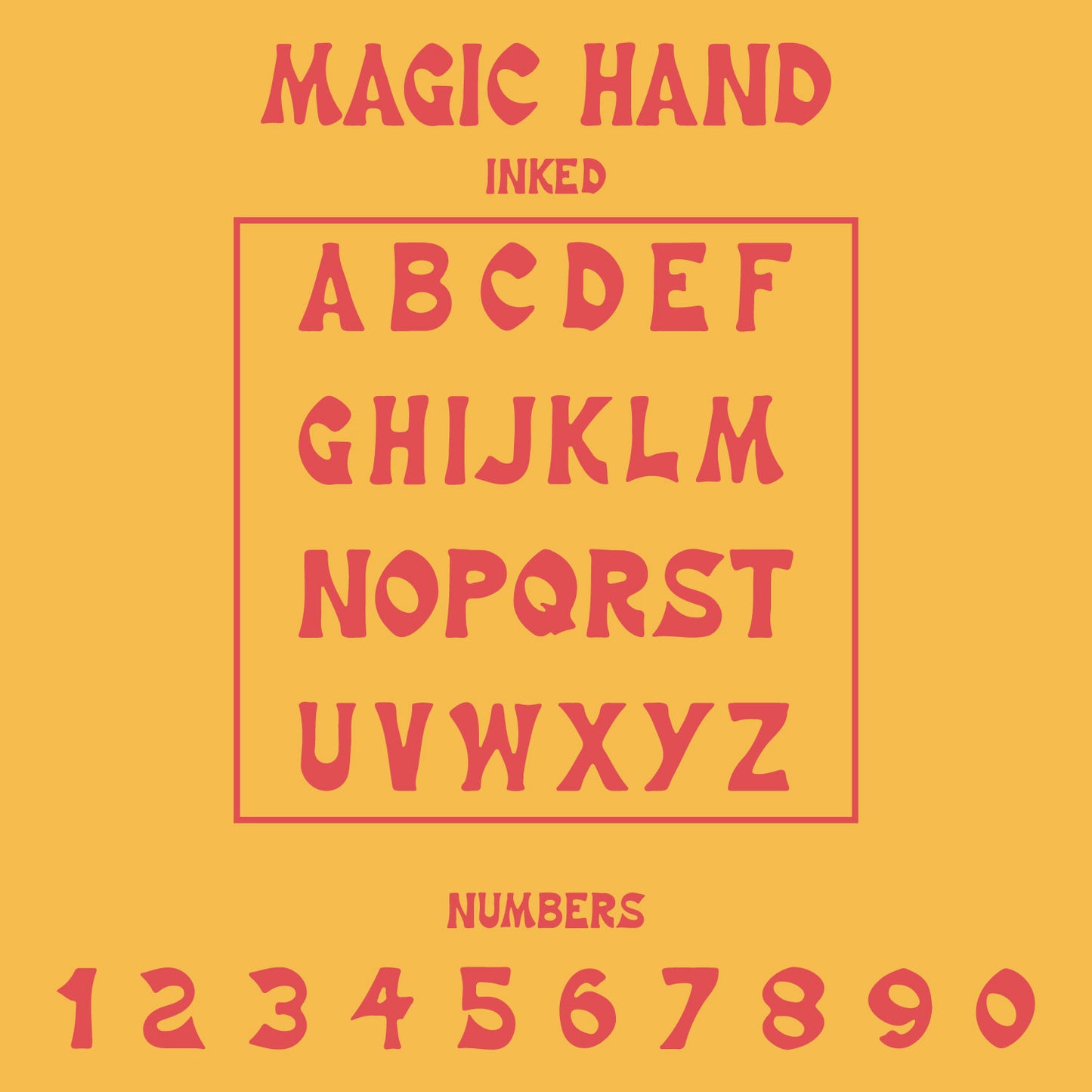 Magic Hand Font