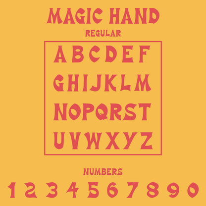 Magic Hand Font