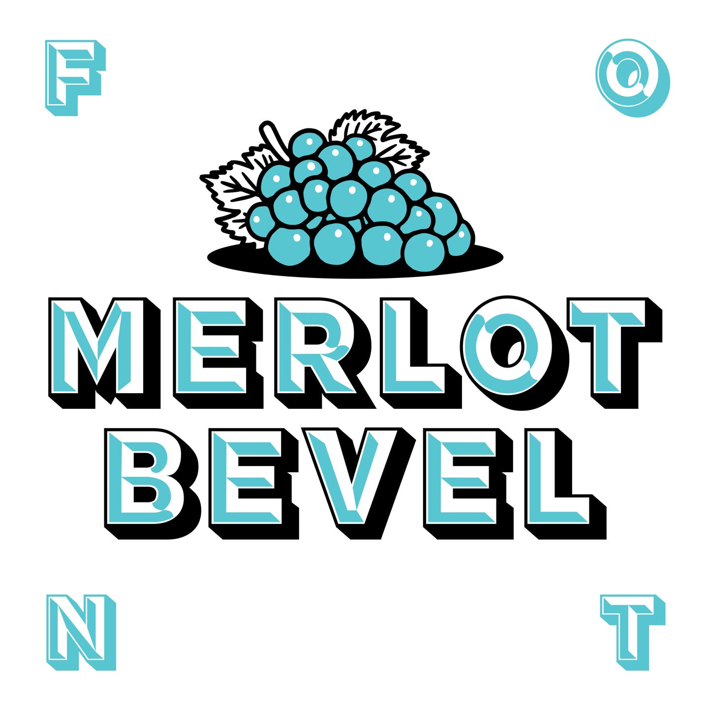 Merlot Bevel Font