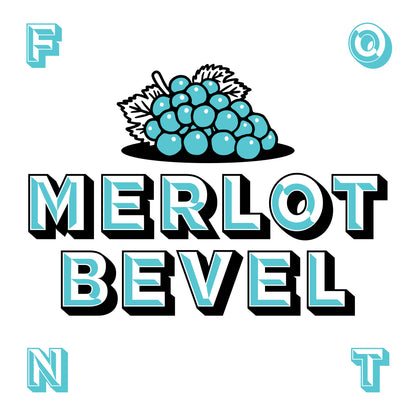 Merlot Bevel Font