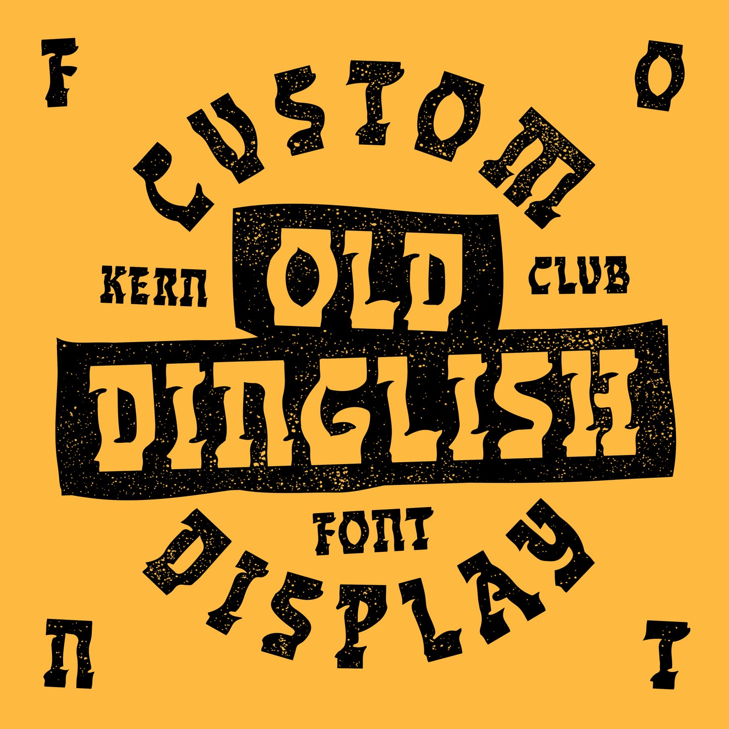 Old Dinglish Font