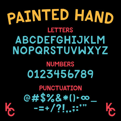 Painted Hand Font