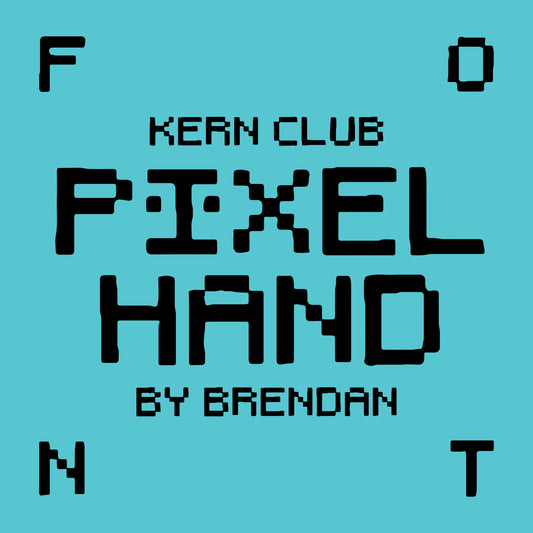 Pixel Hand Font